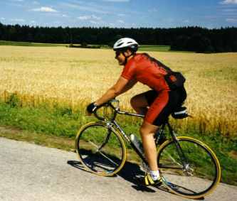 Radler im Gr&uuml;nen